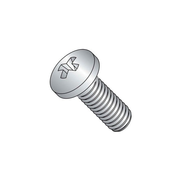 Brighton-Best #8-32 x 3/8 in Phillips Pan Machine Screw, Plain Stainless Steel 773408 - main